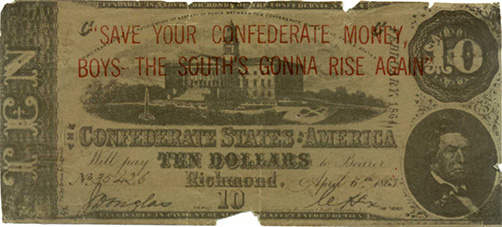 Chattanooga Button & Badge CSA Ad Note front
